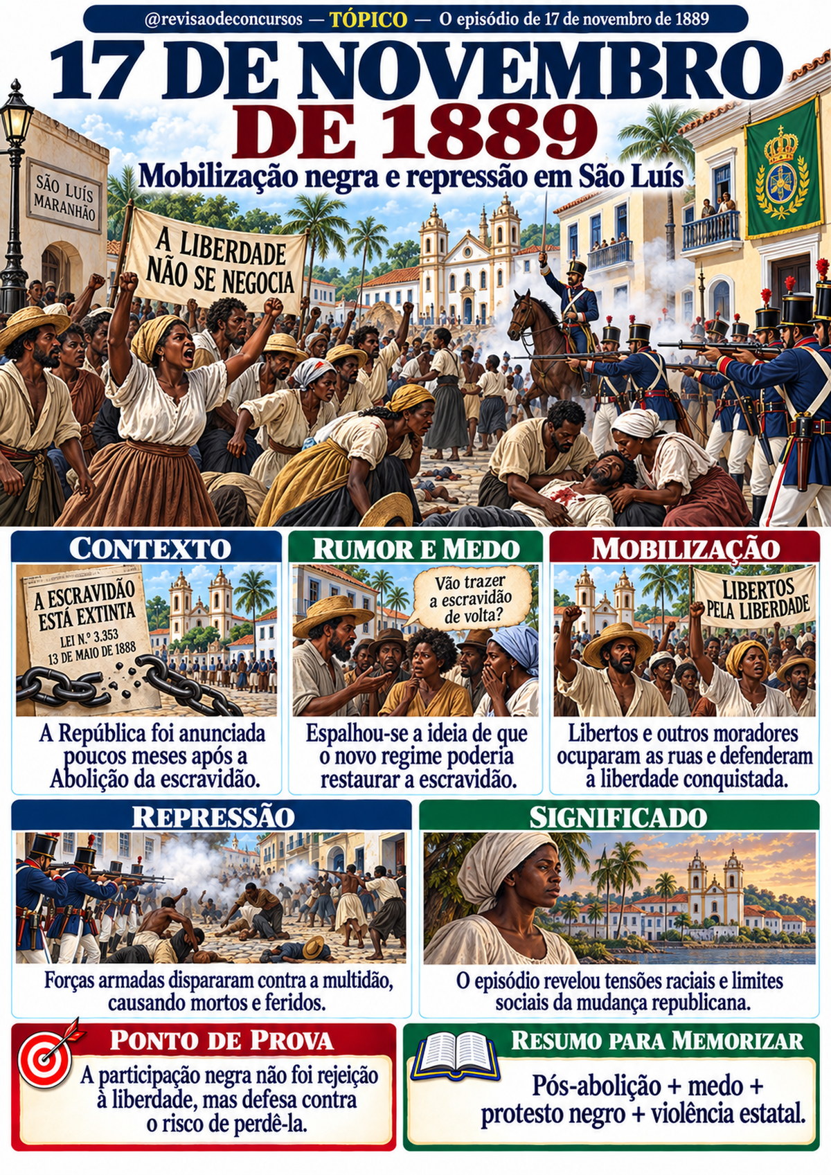 Amostra complementar — Episódio de 17 de novembro de 1889