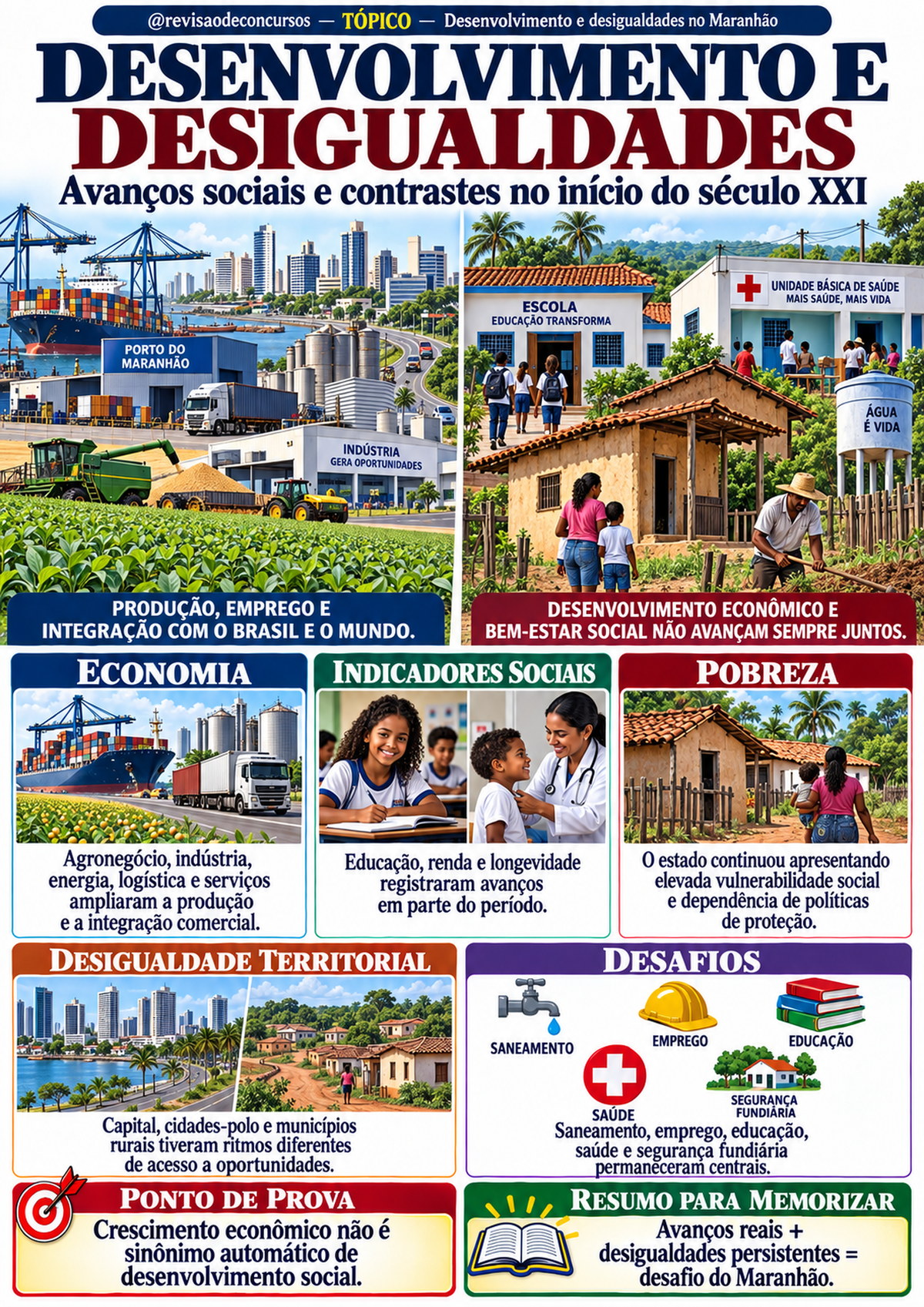 Amostra complementar — Desenvolvimento e desigualdades no Maranhão