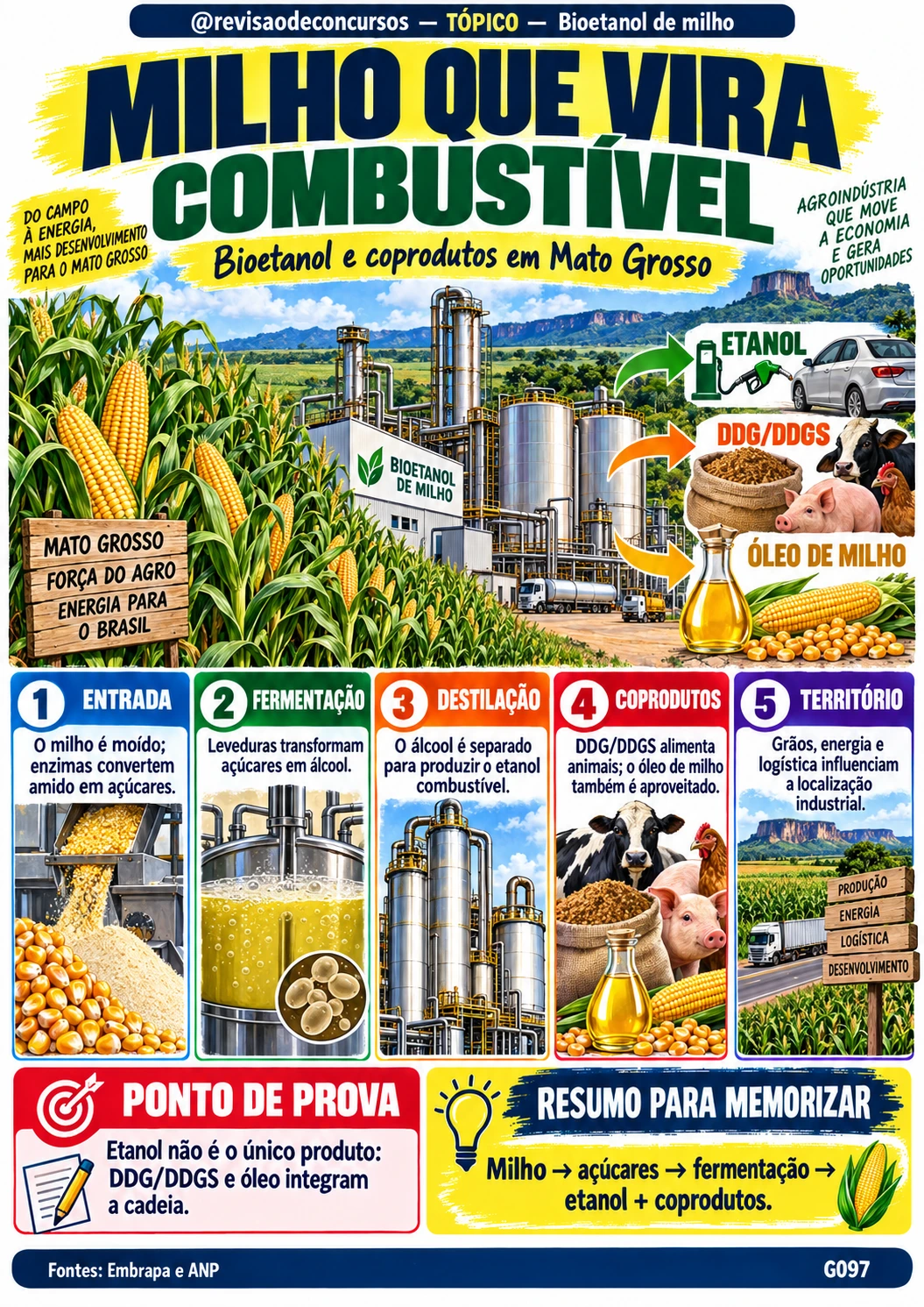 Ficha sobre bioetanol de milho