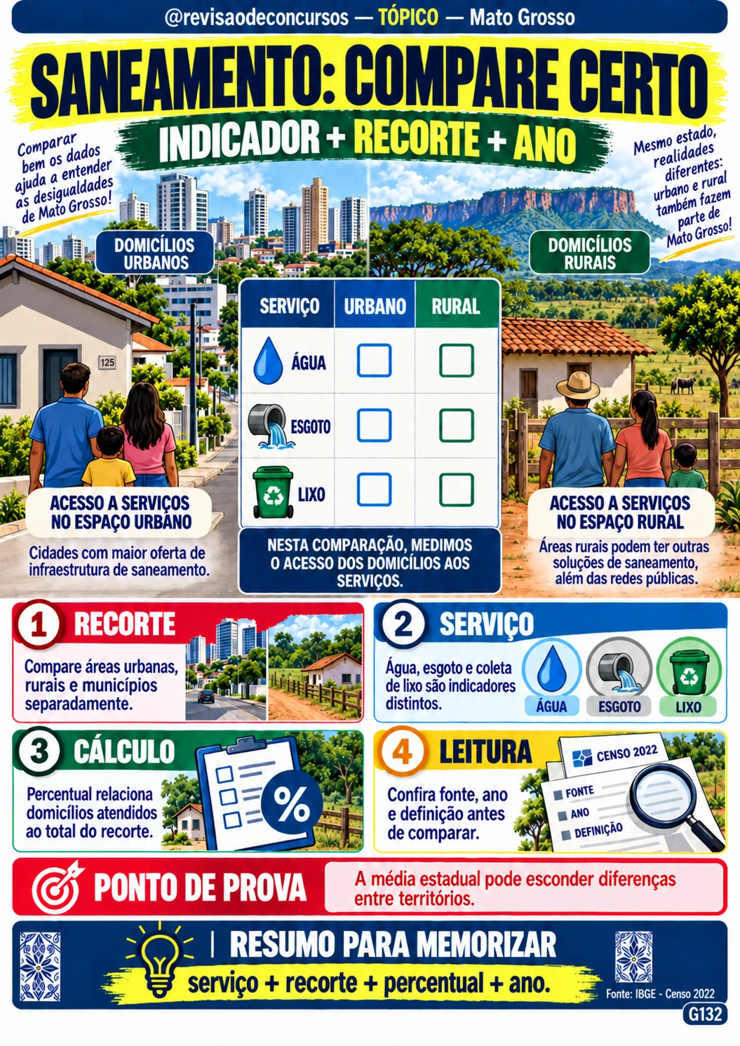 Ficha sobre saneamento
