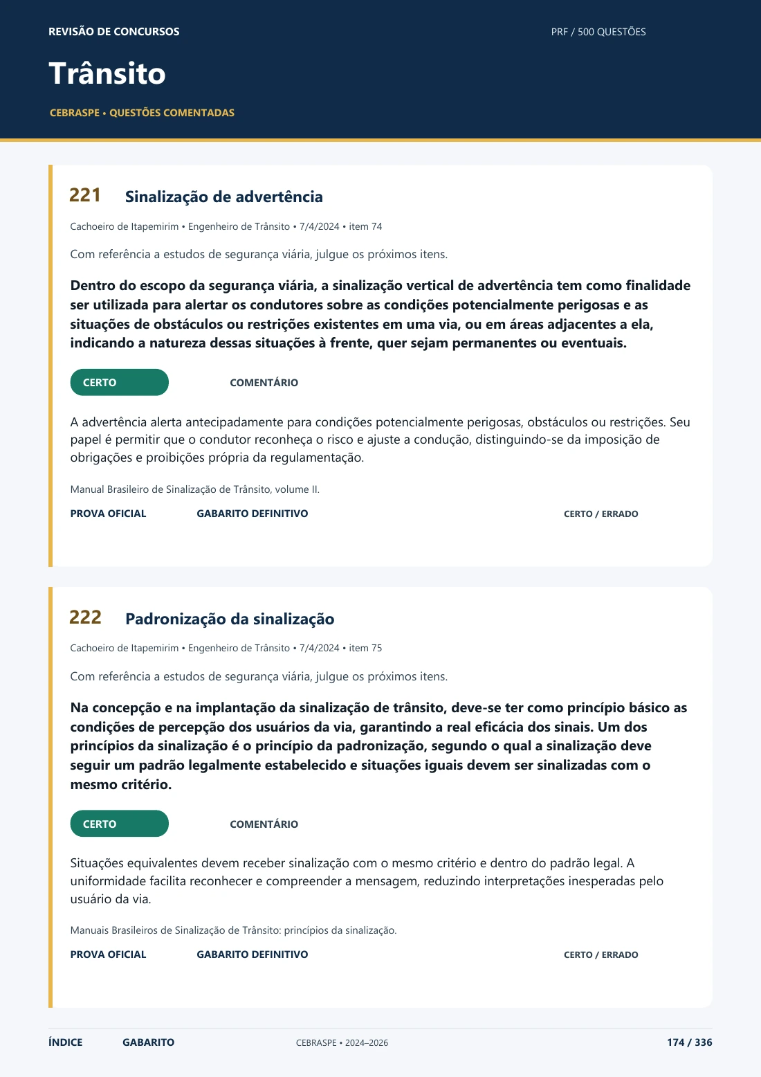 Legislação de Trânsito — página 174