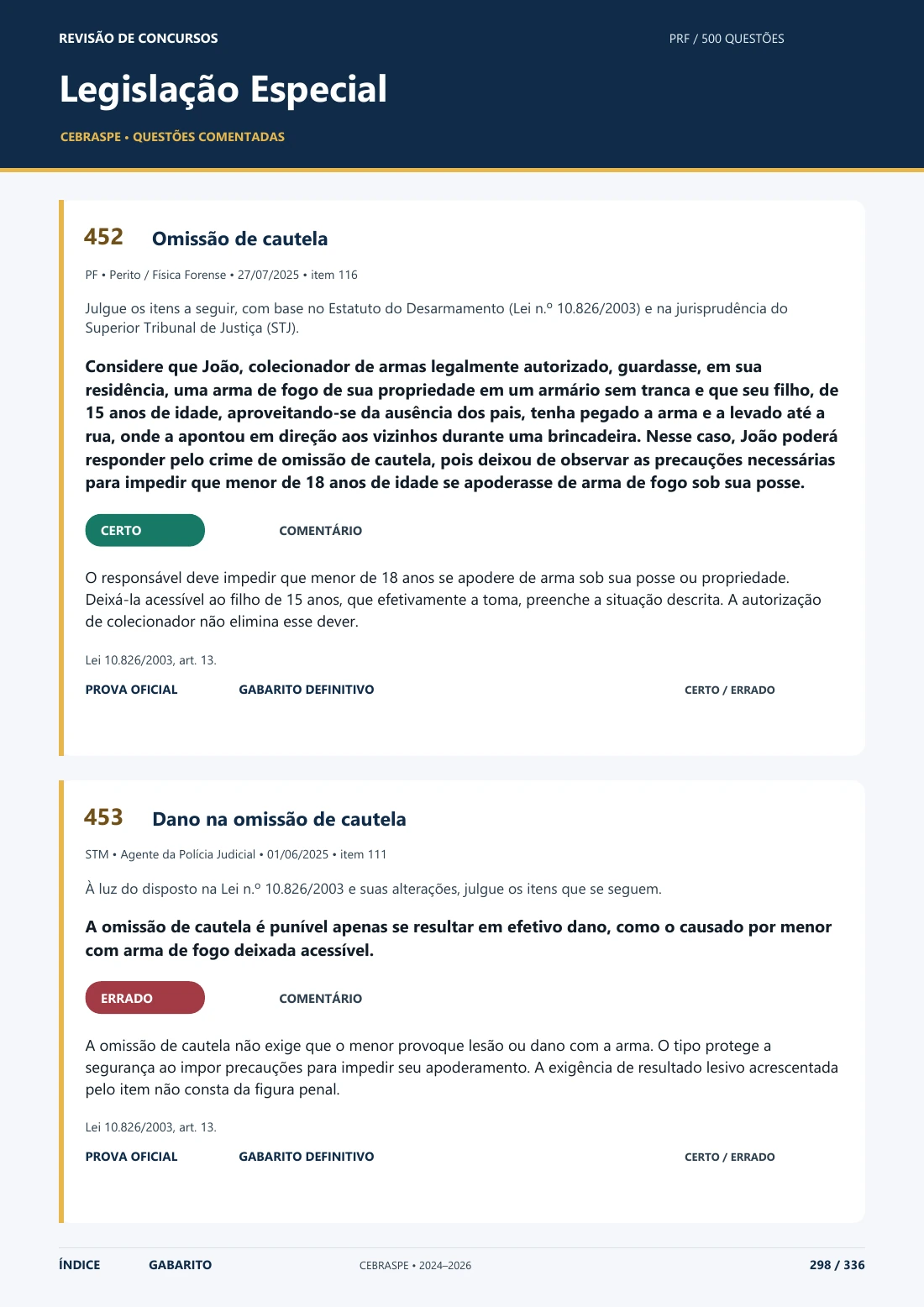 Legislação Especial — página 298